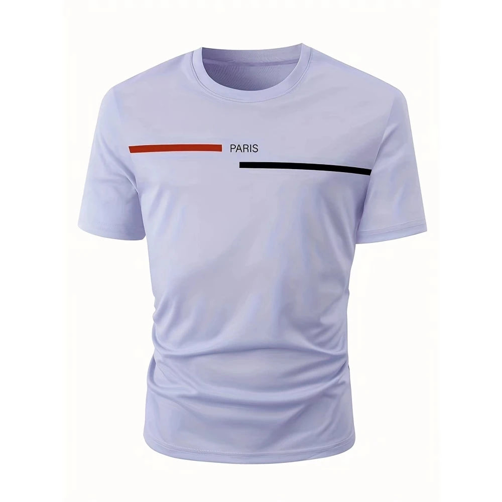 T - shirt à manches courtes pour Homme, mode de rue - Liquidation massive