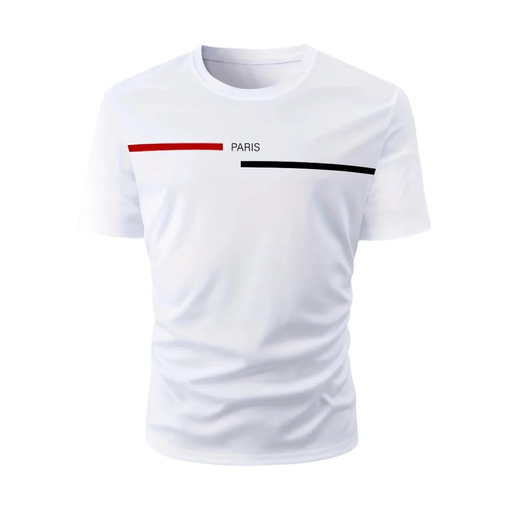 T - shirt à manches courtes pour Homme, mode de rue - Liquidation massive
