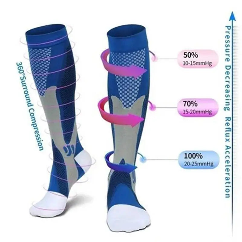 Chaussettes de compression de sport pour hommes Varices - Réduction attractive - 40%