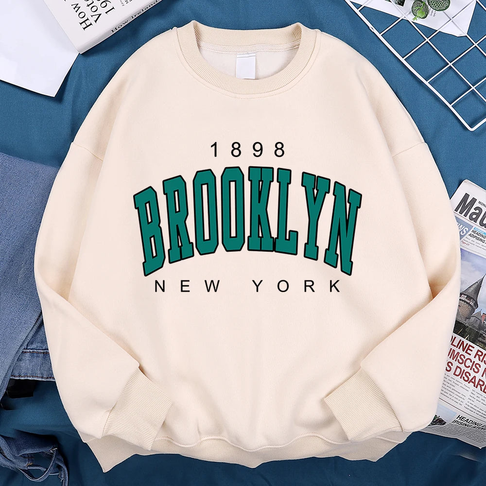 1898 Brooklyn New York Sweatshirts Homme Mode Pull - Super promo