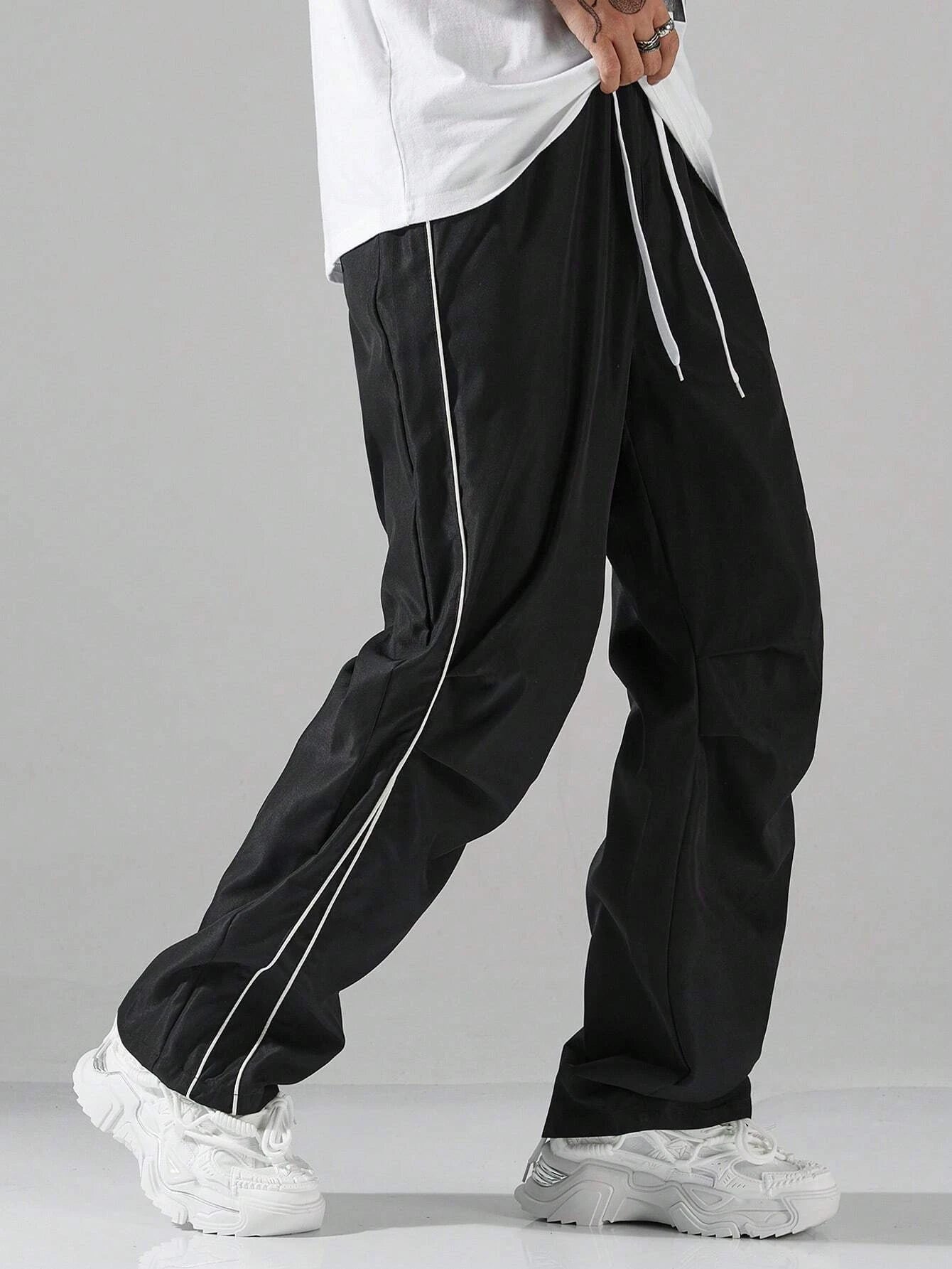 Pantalon à bordure contrastée pour Hommes, pantalon - Réduction attractive - 40%