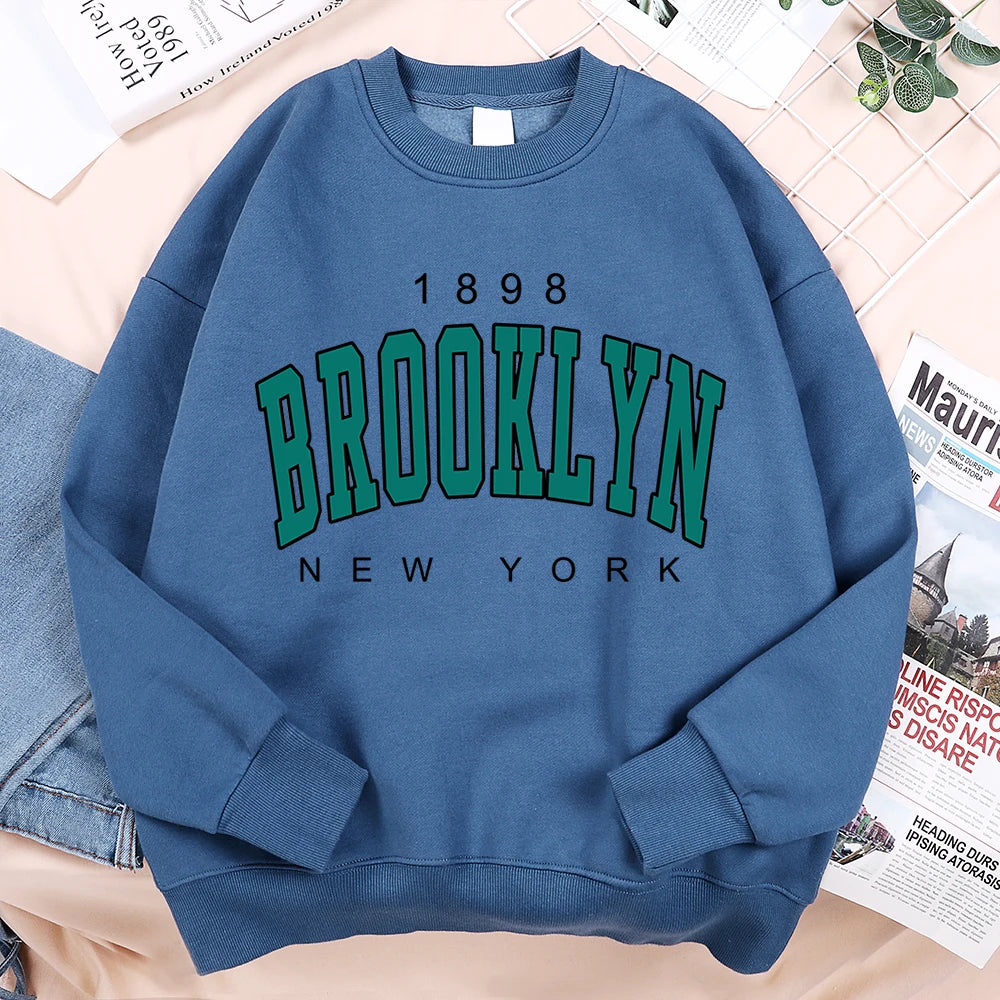 1898 Brooklyn New York Sweatshirts Homme Mode Pull - Super promo