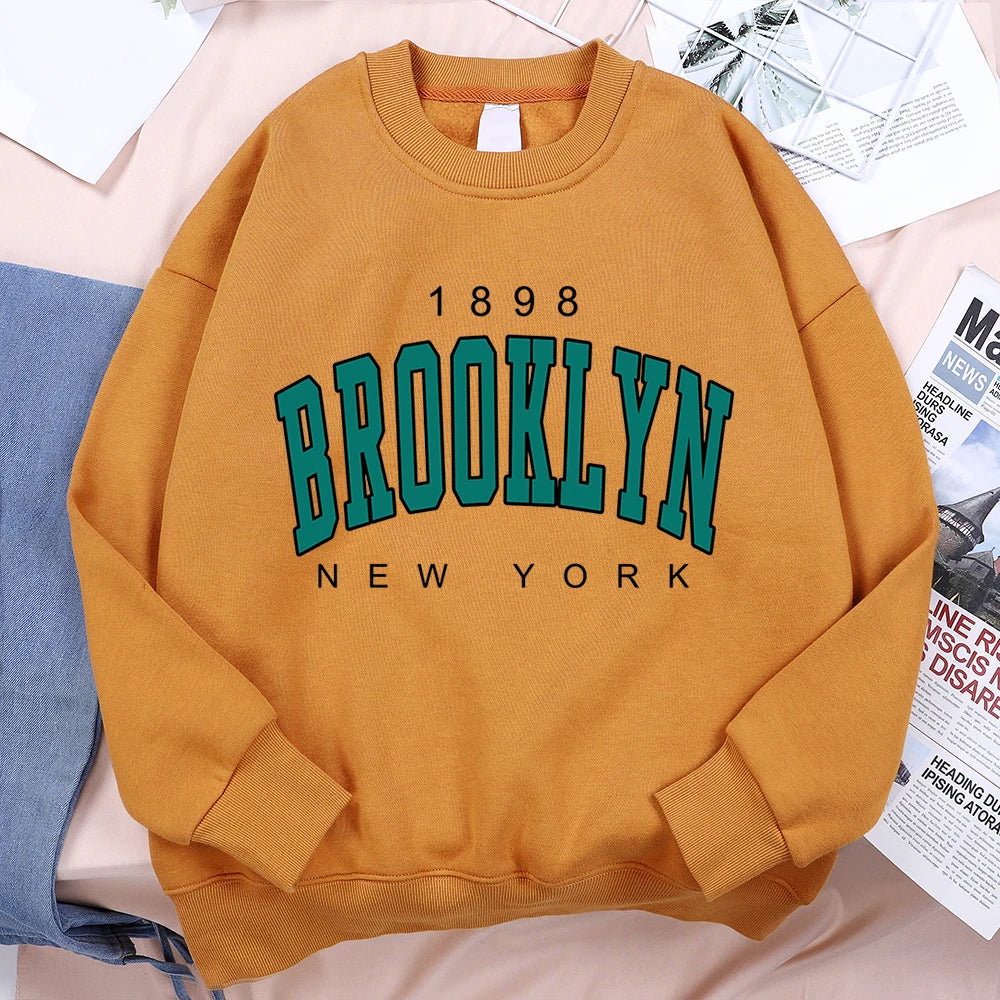 1898 Brooklyn New York Sweatshirts Homme Mode Pull - Super promo