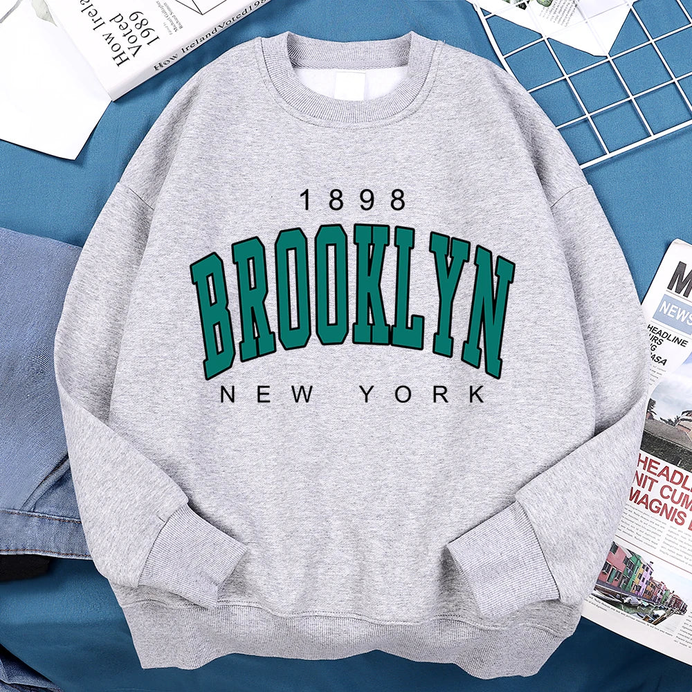 1898 Brooklyn New York Sweatshirts Homme Mode Pull - Super promo