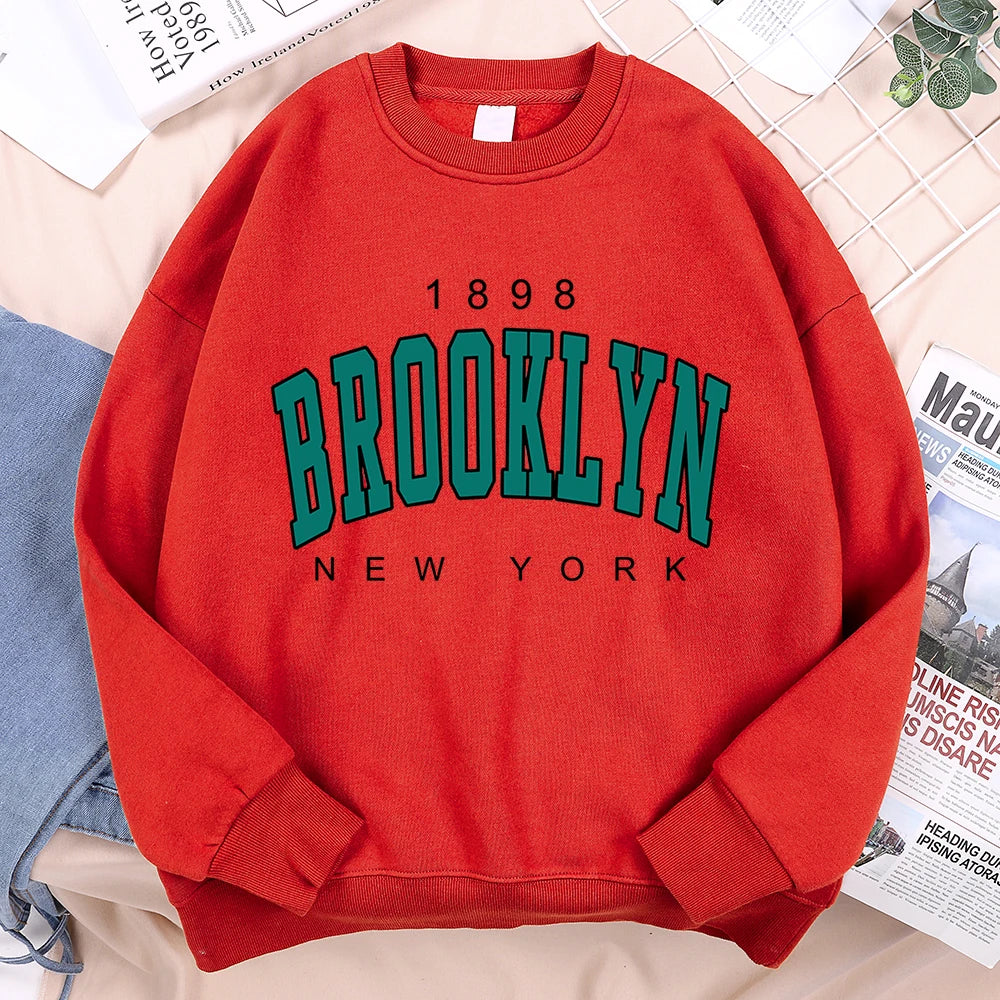 1898 Brooklyn New York Sweatshirts Homme Mode Pull - Super promo