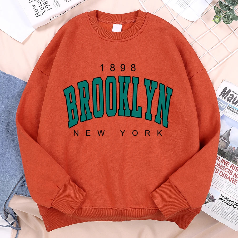 1898 Brooklyn New York Sweatshirts Homme Mode Pull - Super promo