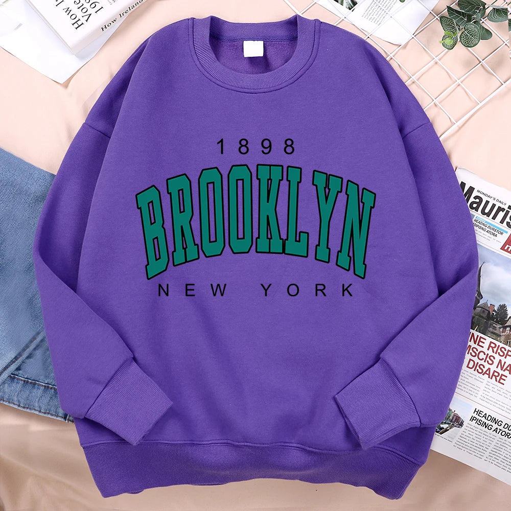 1898 Brooklyn New York Sweatshirts Homme Mode Pull - Super promo