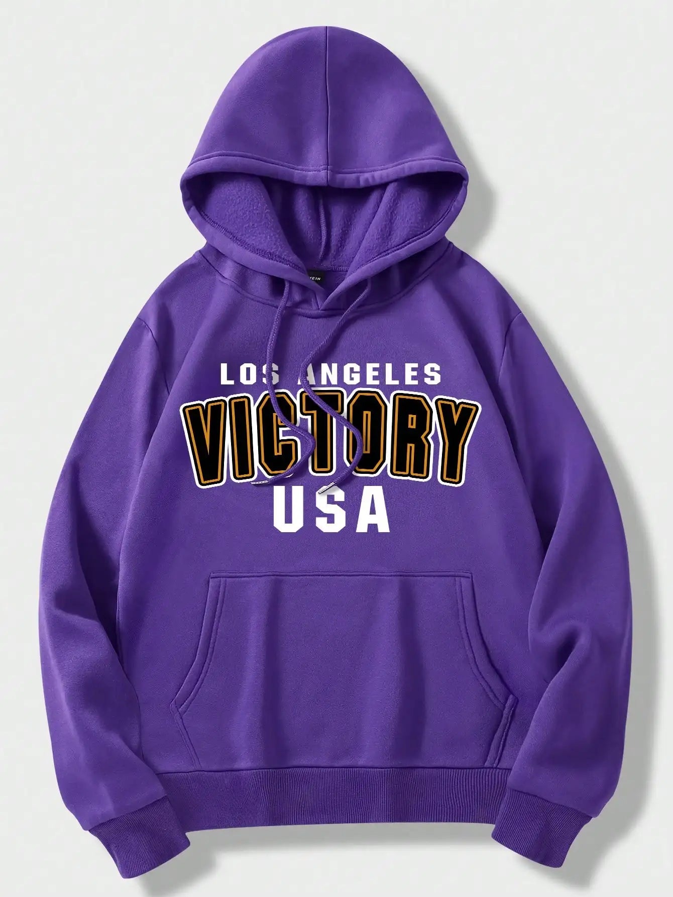 Sweat à capuche à motif de lettre d'art de Los Angeles - Super offre