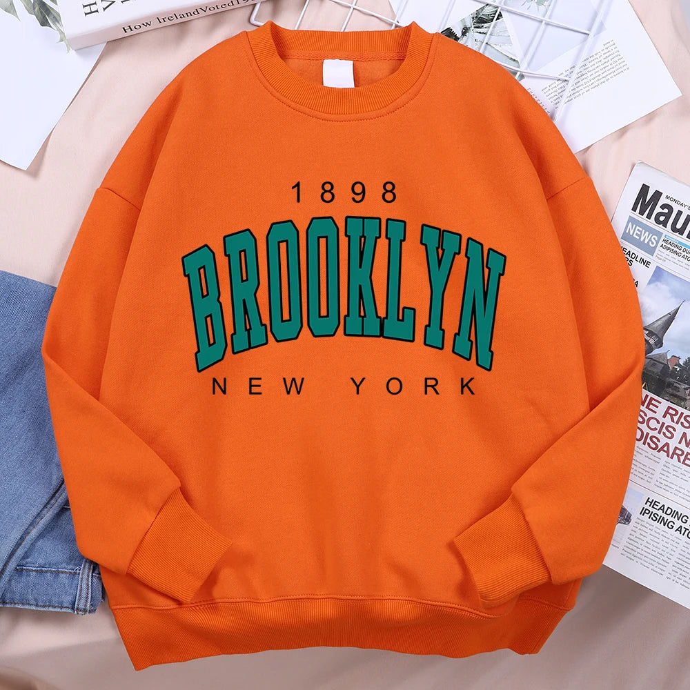 1898 Brooklyn New York Sweatshirts Homme Mode Pull - Super promo