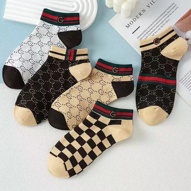 Lot de 5 paires de chaussettes d'été fines pour hommes, - Grande liquidation - 33%