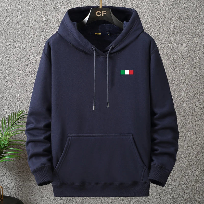 Pull à capuche pour Homme, mode automne hiver, sweat à - Derniers jours de soldes