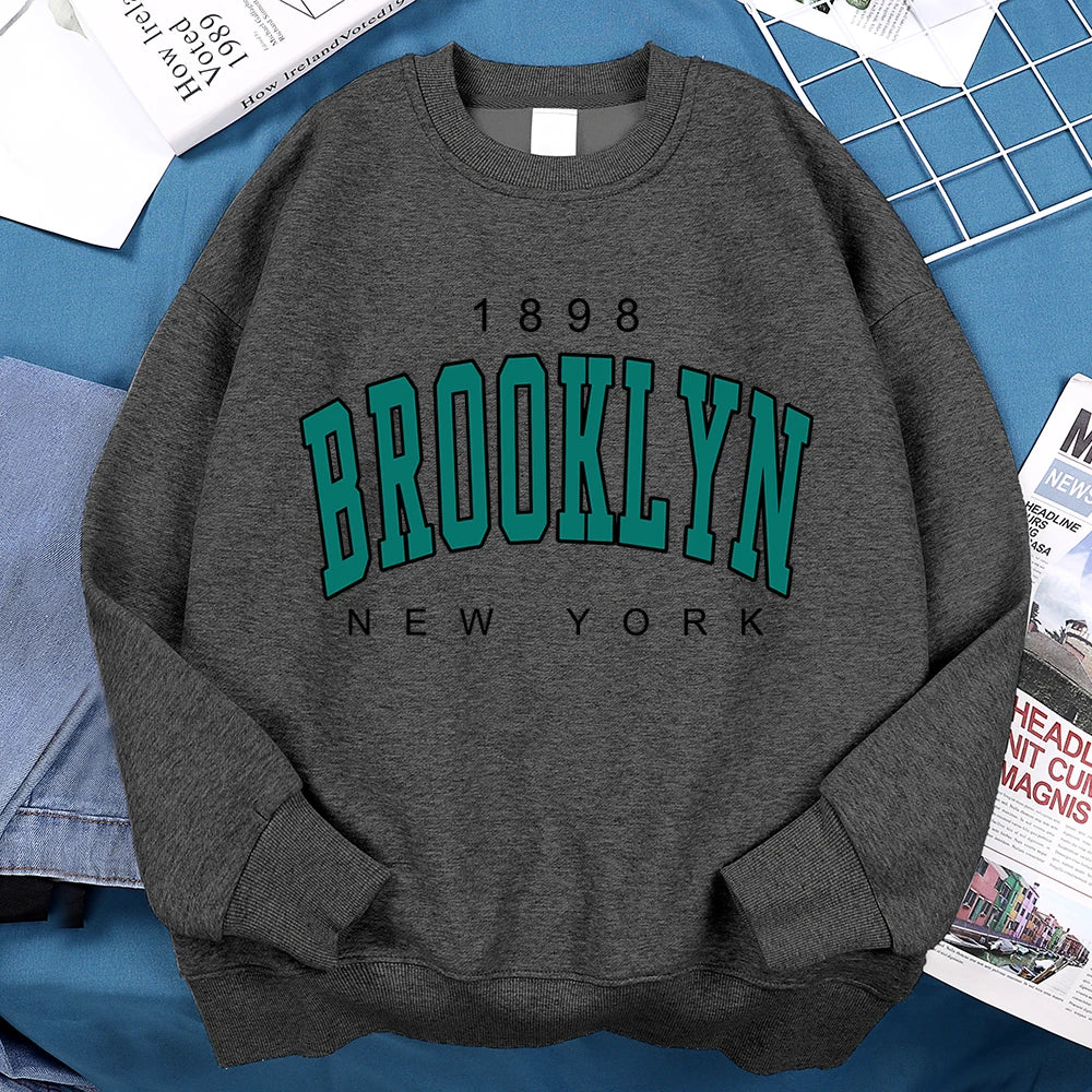 1898 Brooklyn New York Sweatshirts Homme Mode Pull - Super promo