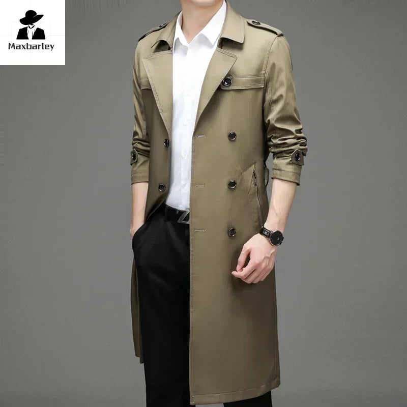 Trench - Coat Long pour Automne Haut de Gamme Affaires - Réduction exceptionnelle - 20%