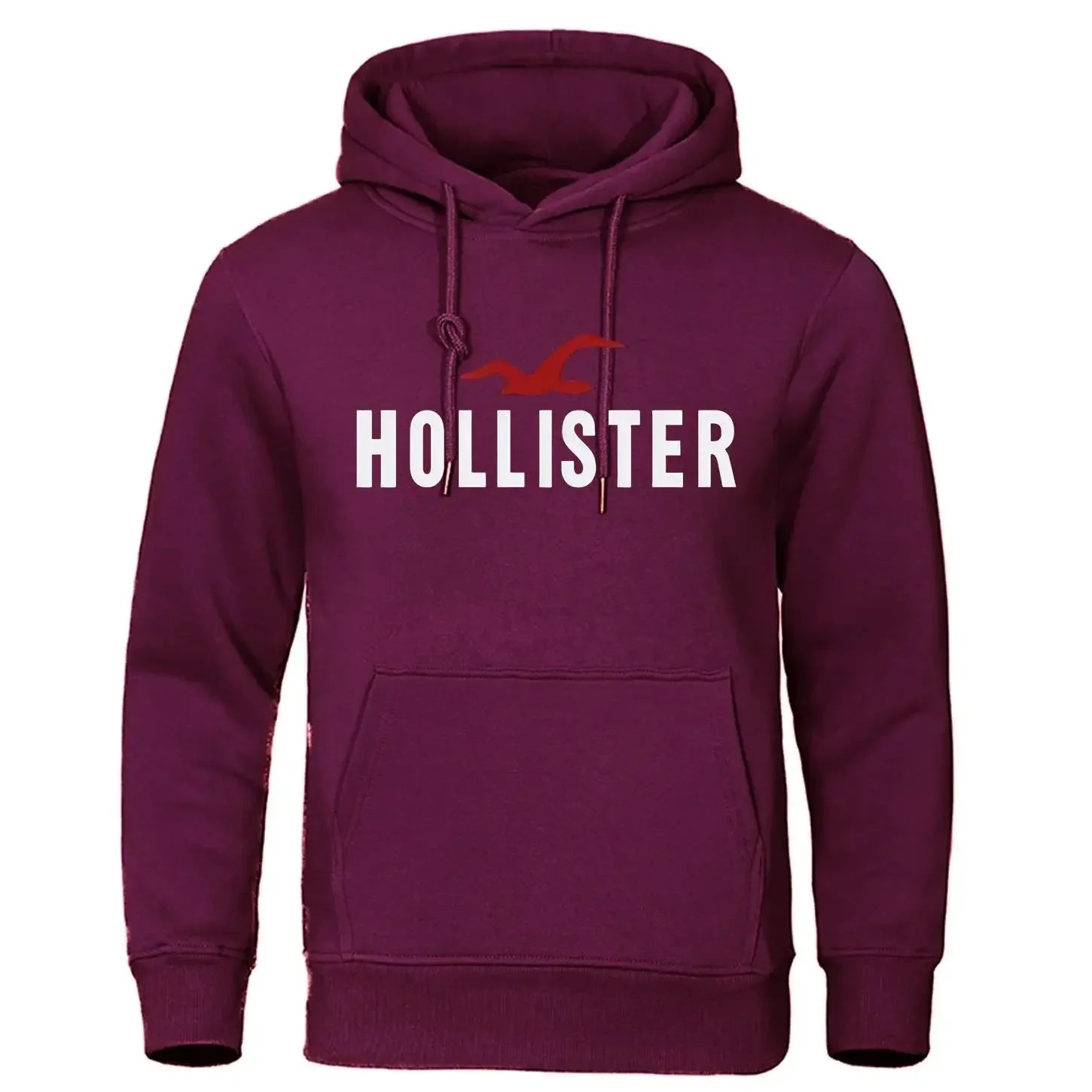 Pull décontracté imprimé Hollister pour Homme, pull col - Offre flash