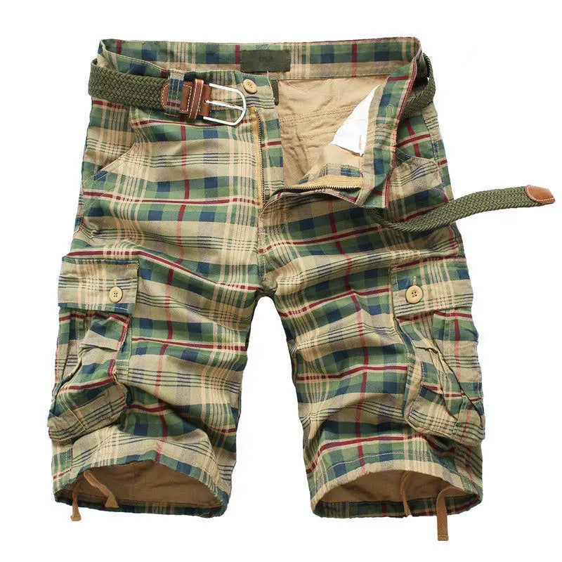 Été Hommes Shorts Mode Plaid Plage Shorts Hommes Shorts - Super offre - 35%