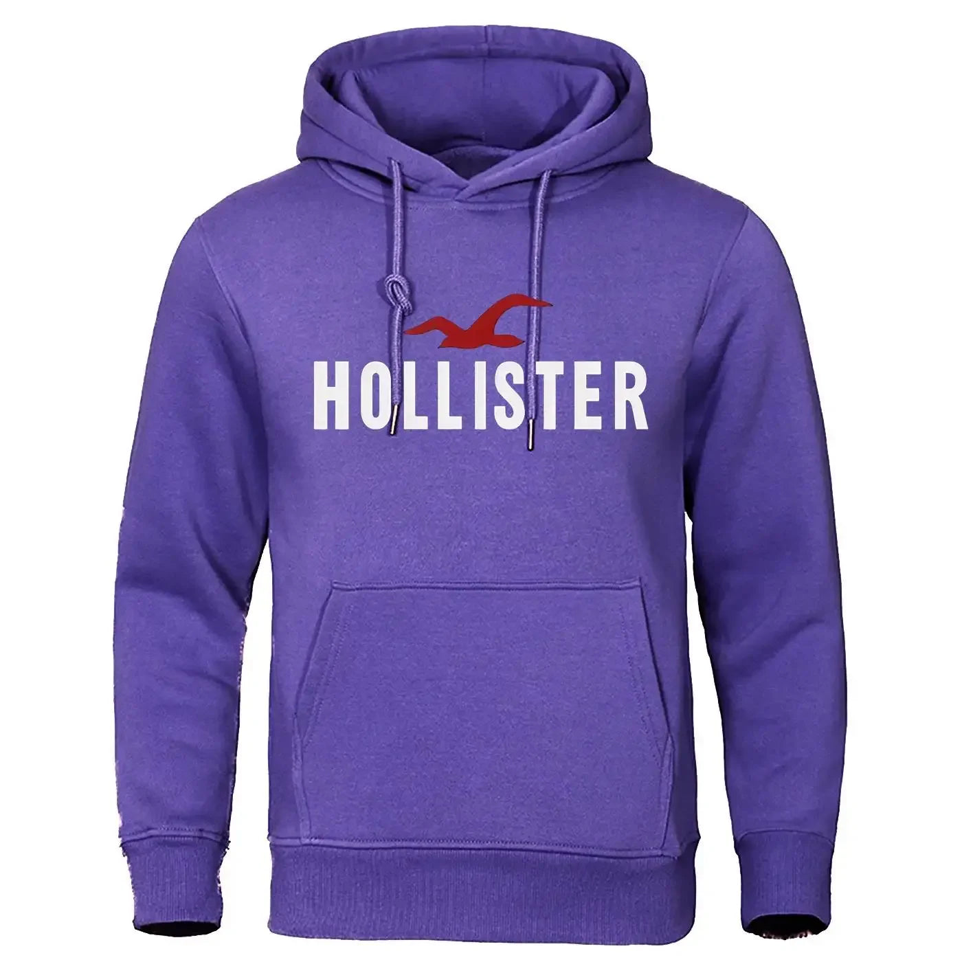 Pull décontracté imprimé Hollister pour Homme, pull col - Offre flash