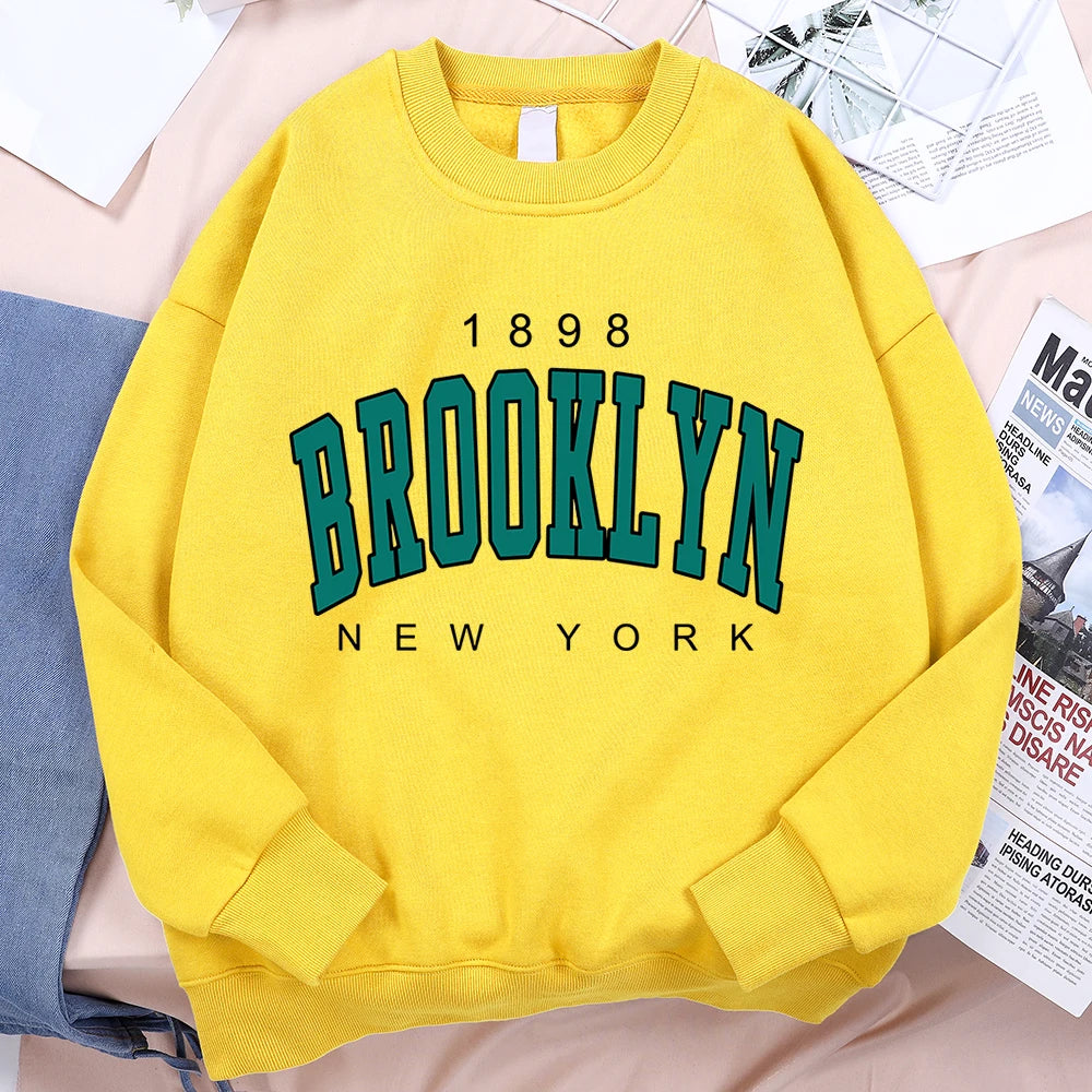 1898 Brooklyn New York Sweatshirts Homme Mode Pull - Super promo