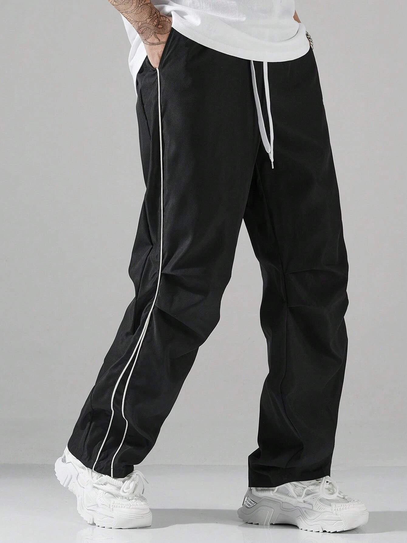 Pantalon à bordure contrastée pour Hommes, pantalon - Réduction attractive - 40%