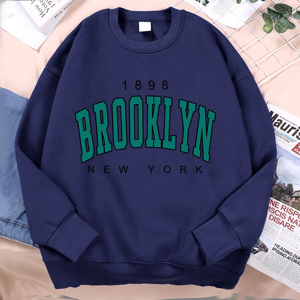 1898 Brooklyn New York Sweatshirts Homme Mode Pull - Super promo