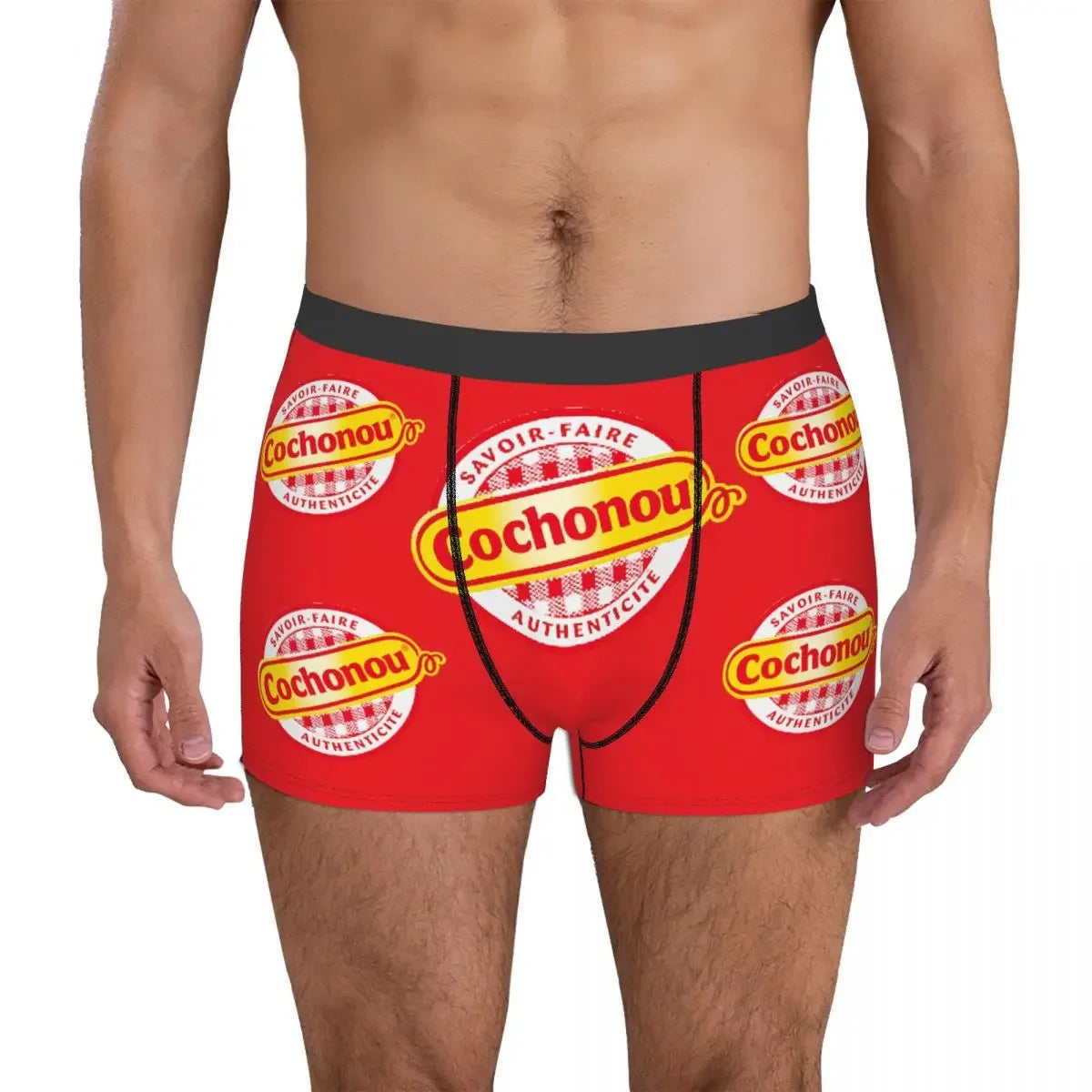 Boxer imprimé pour Homme avec logo Pig Cochonou, - Réduction attractive - 40%