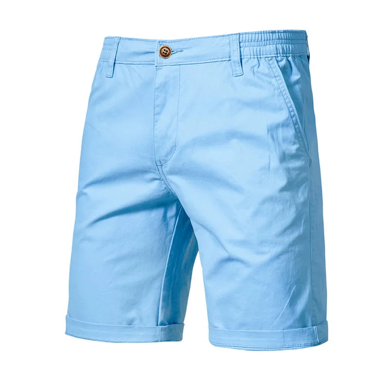 Short décontracté 100 % coton pour Homme, vêtement d'été - Offre flash - 45%