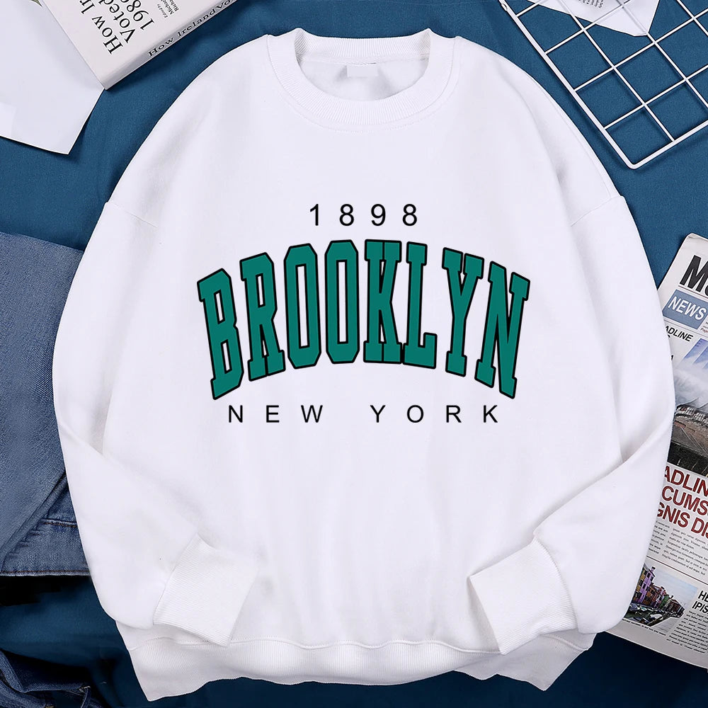 1898 Brooklyn New York Sweatshirts Homme Mode Pull - Super promo